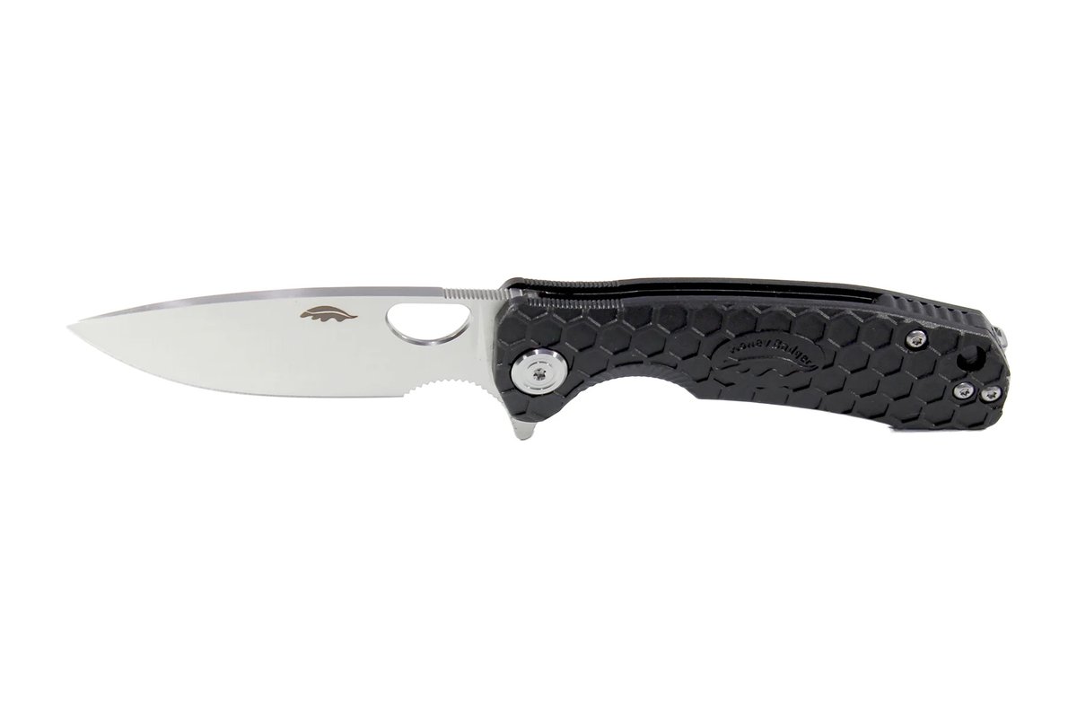 Honey Badger Flipper 8Cr13MoV Small Folding Knife – Black