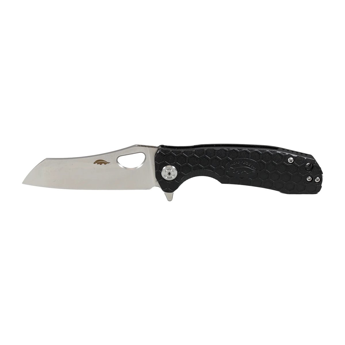 Honey Badger Wharncleaver 8Cr13MoV Small Folding Knife (No Choil) – Black