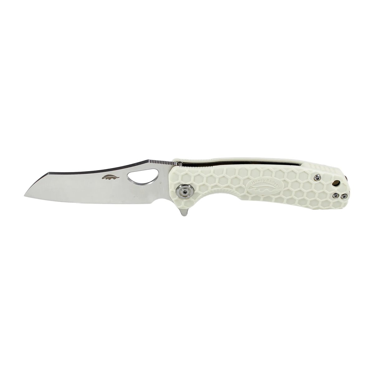 Honey Badger Wharncleaver 8Cr13MoV Large Folding Knife – White
