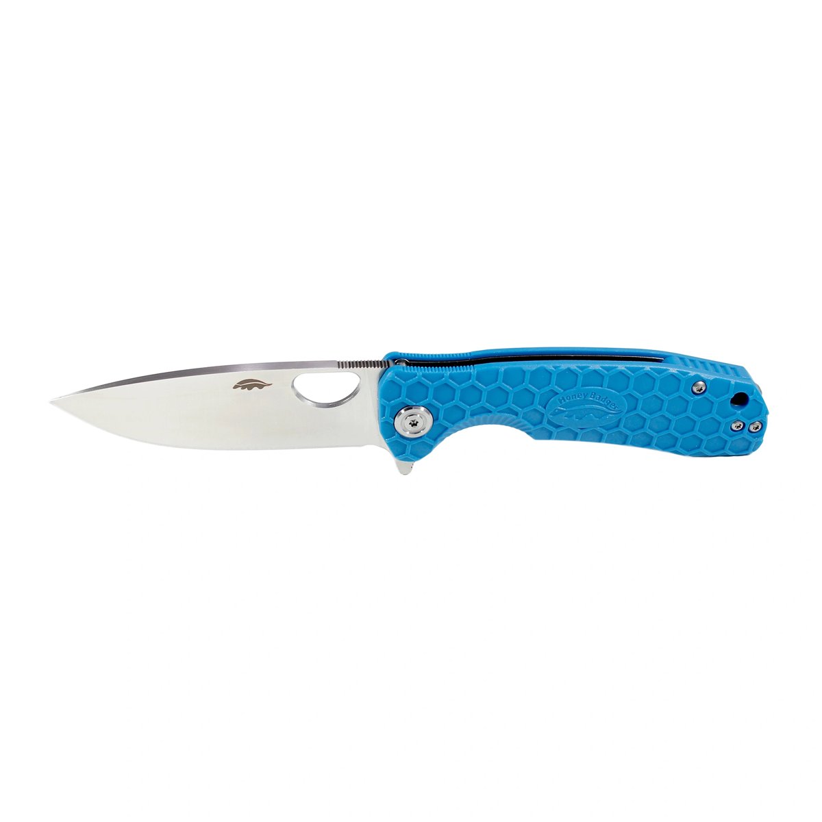 Honey Badger Flipper D2 Medium Folding Knife – Blue
