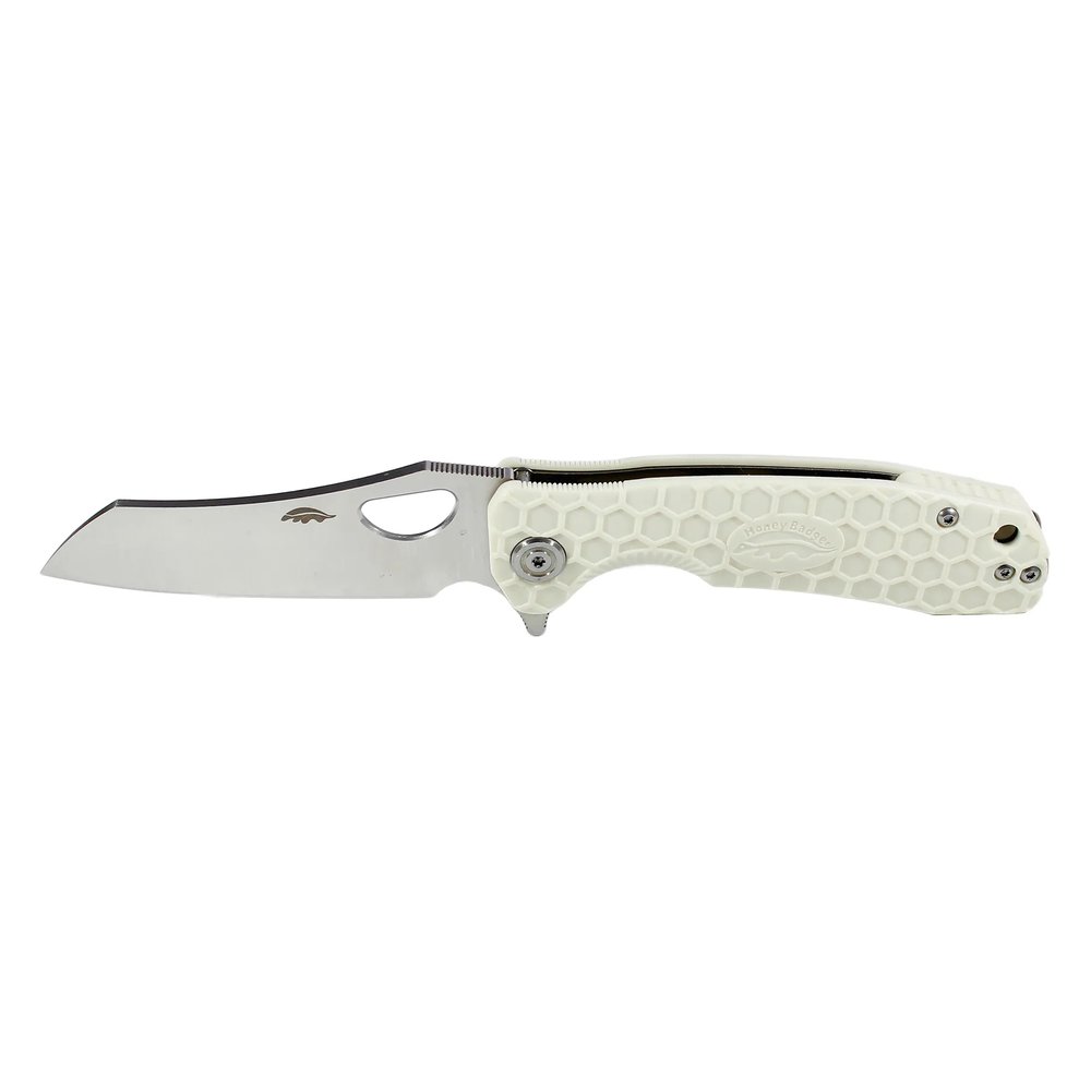 Honey Badger Wharncleaver 8Cr13MoV Medium Folding Knife – White