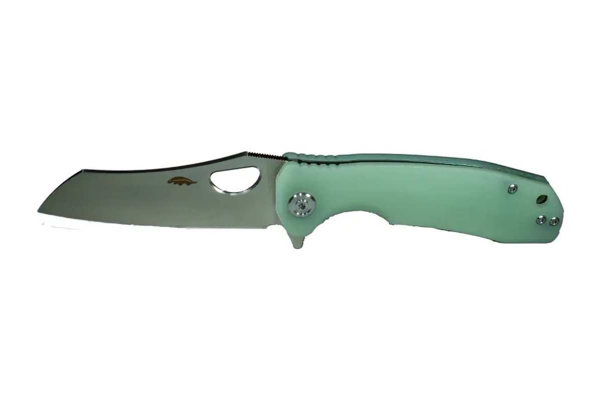 Honey Badger Wharncleaver 8Cr13MoV Medium Folding Knife – Jade G10