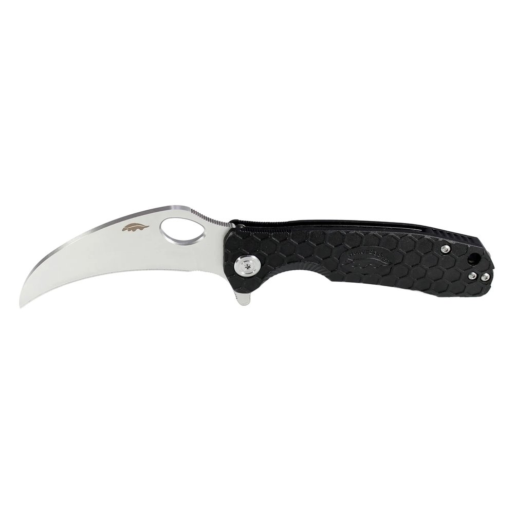 Honey Badger Claw Plain 8Cr13MoV Large Folding Knife – Black
