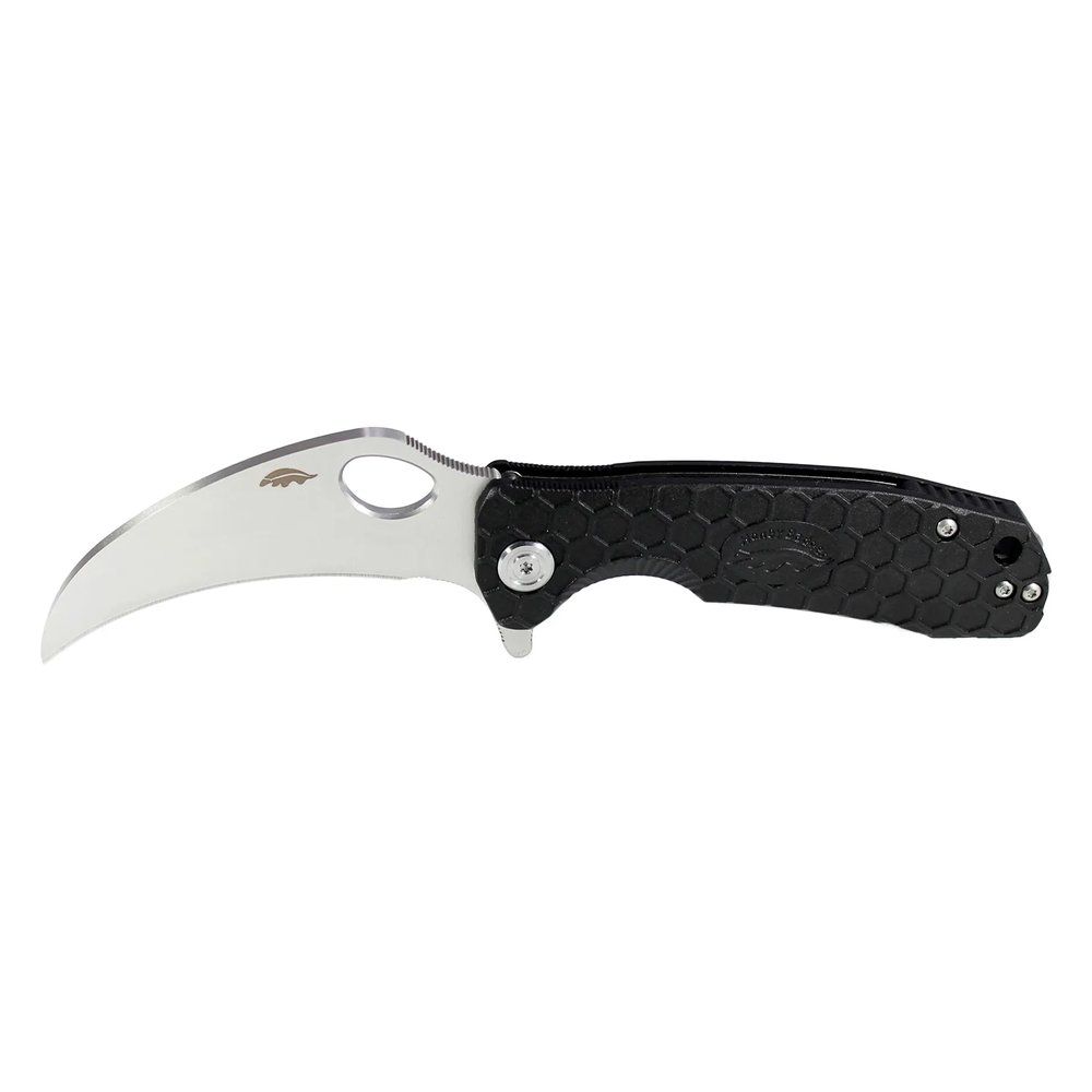 Honey Badger Claw Plain 8Cr13MoV Medium Folding Knife – Black