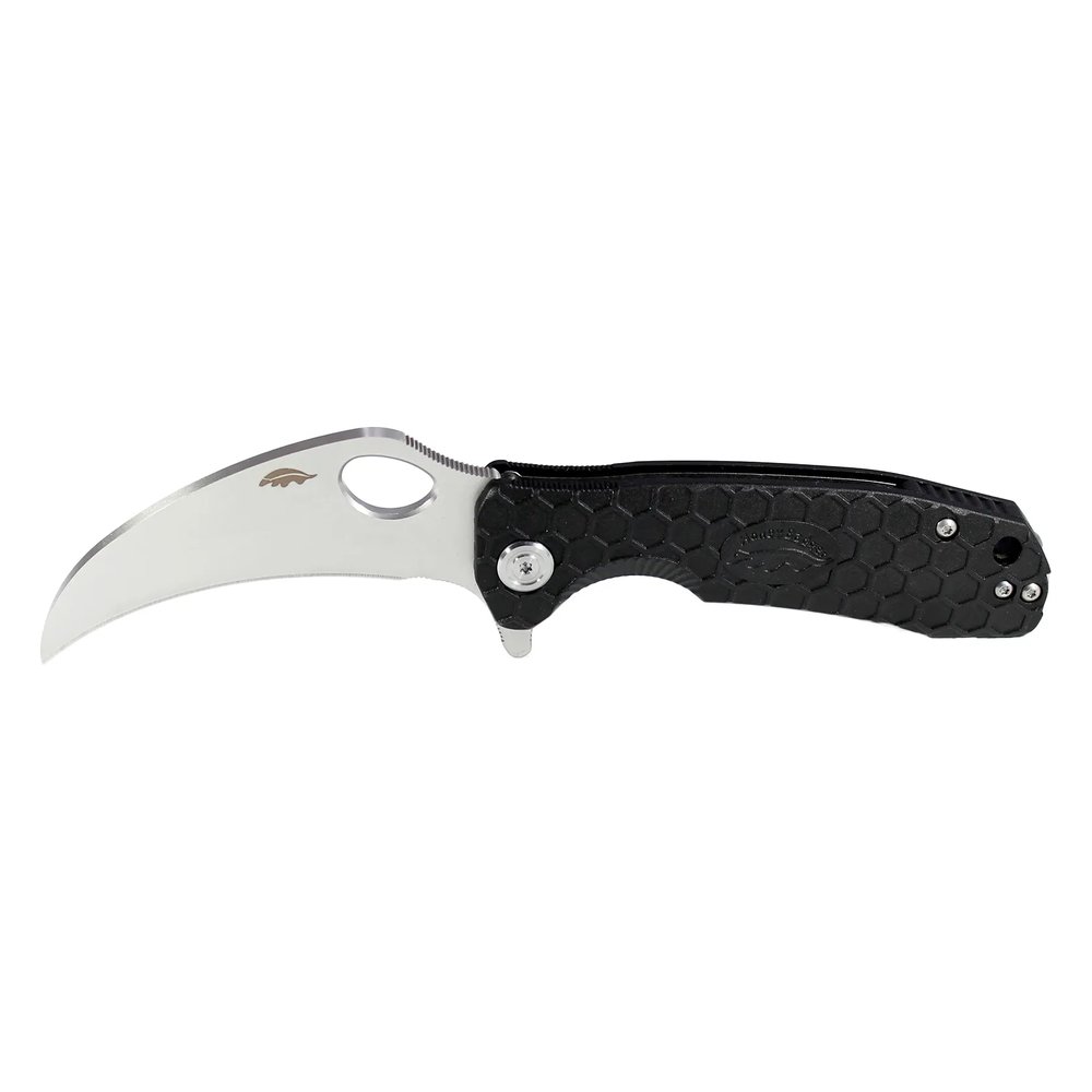 Honey Badger Claw Plain 8Cr13MoV Small Folding Knife – Black