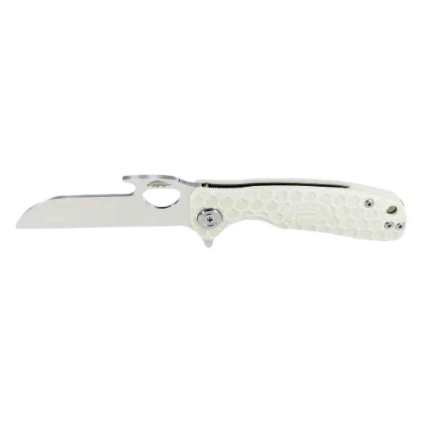 Honey Badger Tong 8Cr13MoV Medium Folding Knife – White