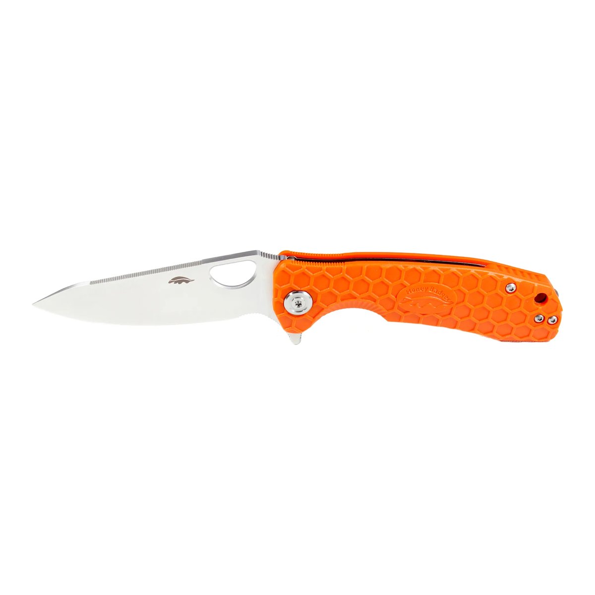 Honey Badger Leaf Large Folding Knife D2 – Orange