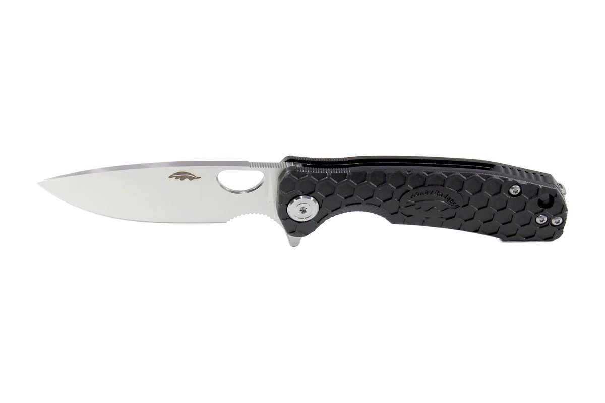 Honey Badger Flipper 14C28N Medium Folding Knife – Black