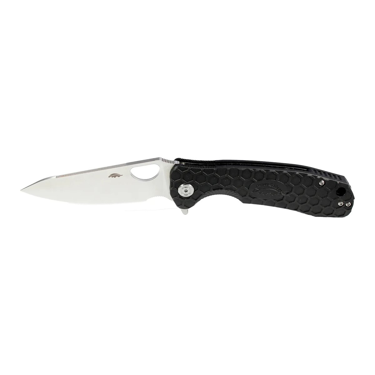 Honey Badger Leaf Small Folding Knife 14C28N – Black