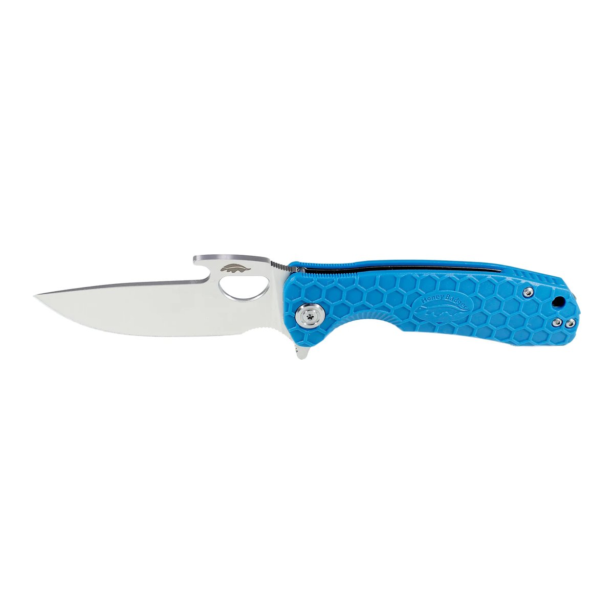 Honey Badger Opener 14C28N Large Folding Knife – Blue