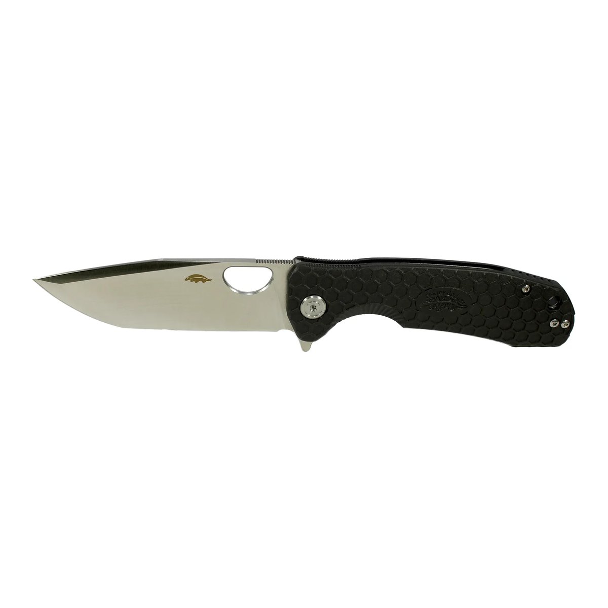Honey Badger Tanto 14C28N Medium Folding Knife – Black