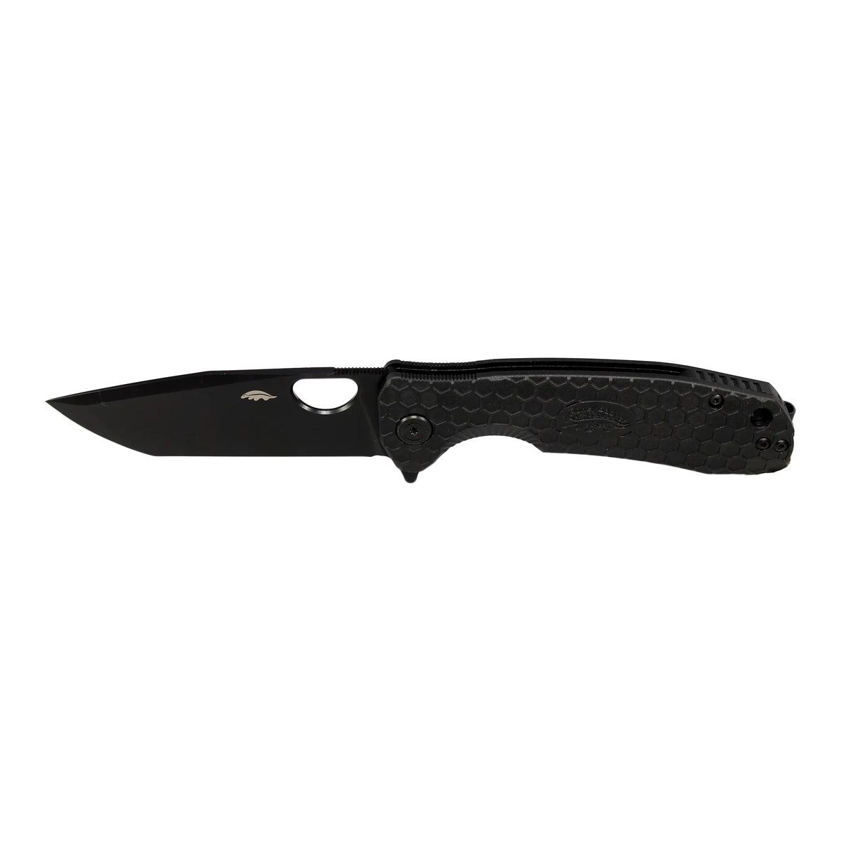 Honey Badger Tanto D2 Black PVD Large Folding Knife – Black