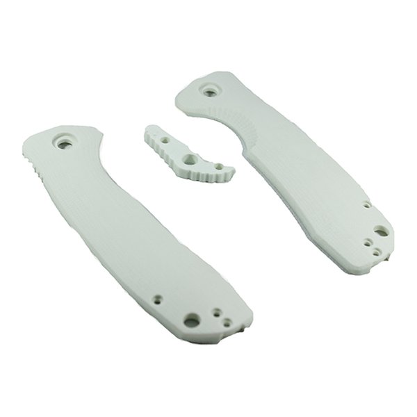Honey Badger G10 Handle Set with Back-Spacer Medium – White