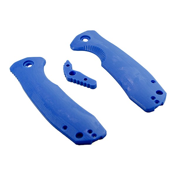 Honey Badger G10 Handle Set with Back-Spacer Small – Blue
