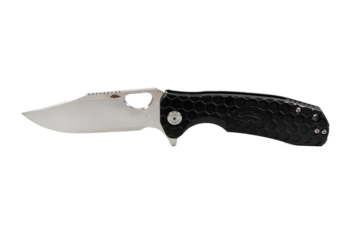 Honey Badger Clip Point 8Cr13MoV Large Folding Knife – Black