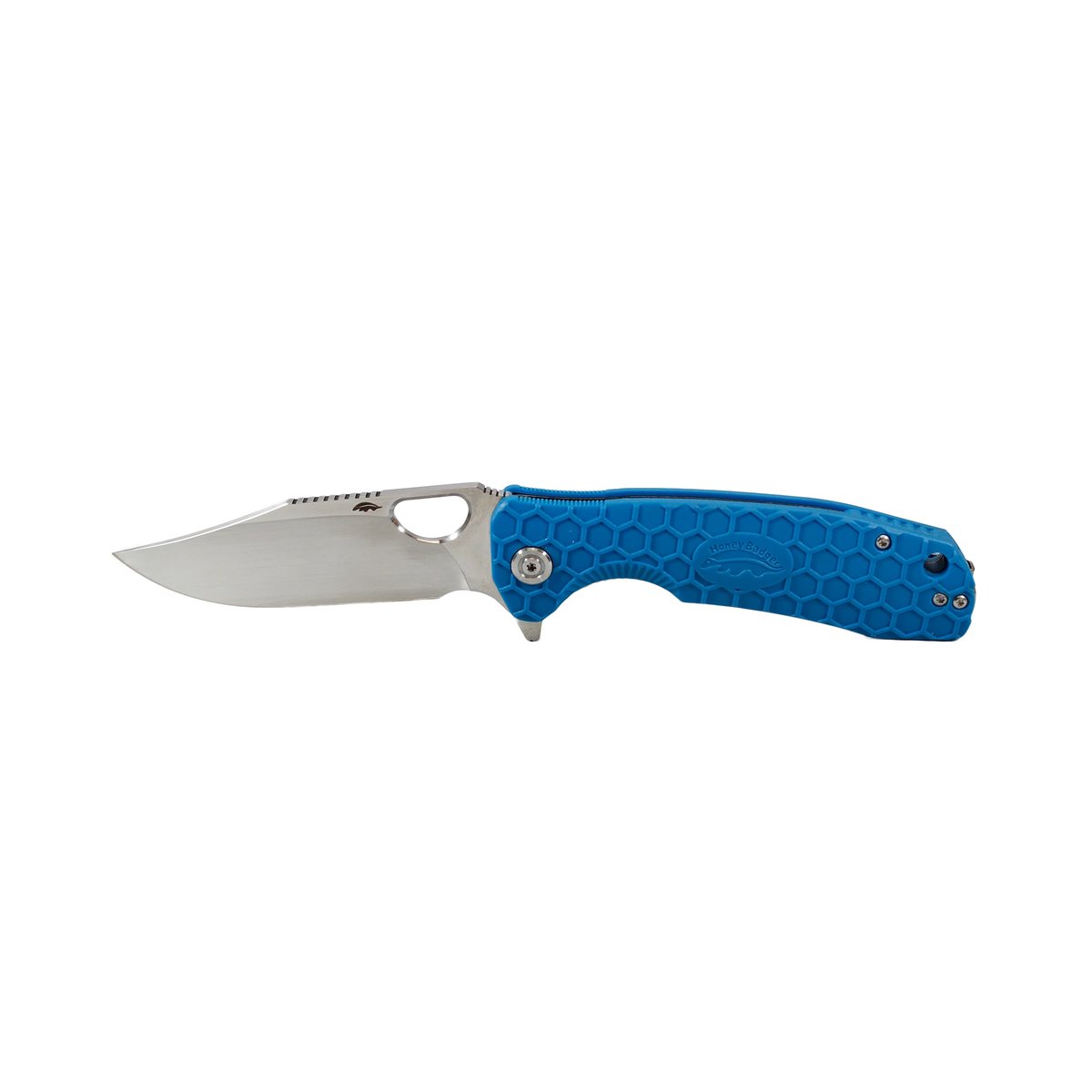 Honey Badger Clip Point 8Cr13MoV Small Folding Knife – Blue