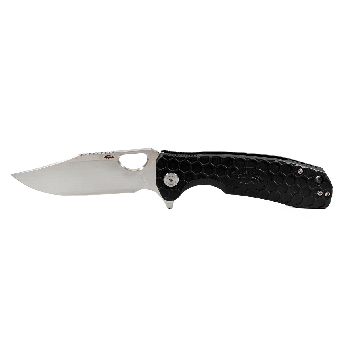 Honey Badger Clip Point 14C28N Large Folding Knife – Black