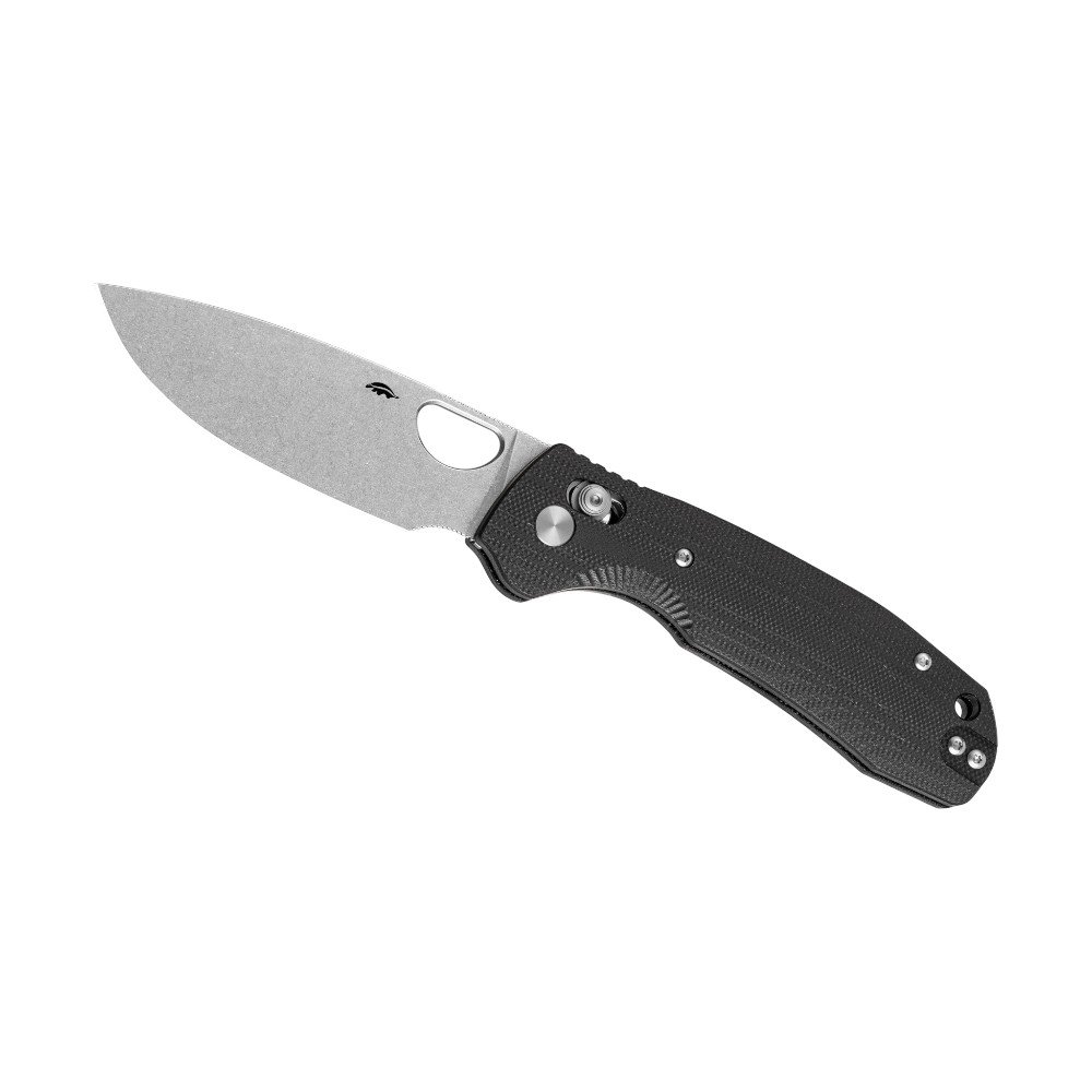 Honey Badger Limited Edition Cross-Bolt Drop-Point Med/Large Stonewash – Black G10