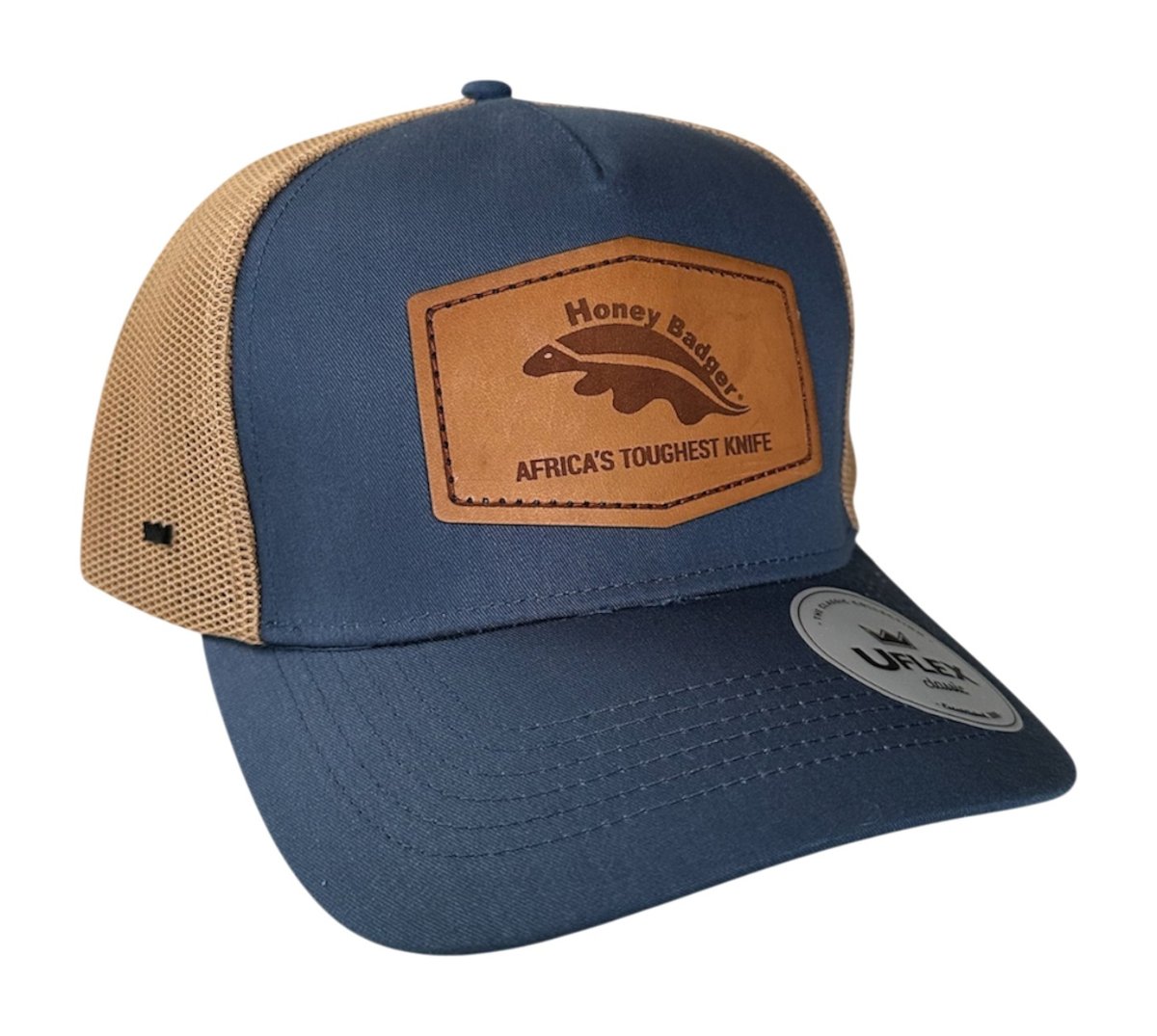 Honey Badger Trucker Cap – Petrol / Khaki