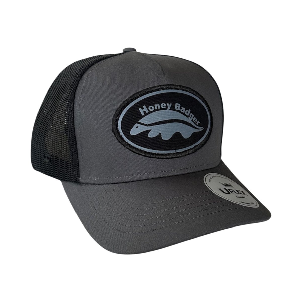 Honey Badger Trucker Cap – Charcoal / Black