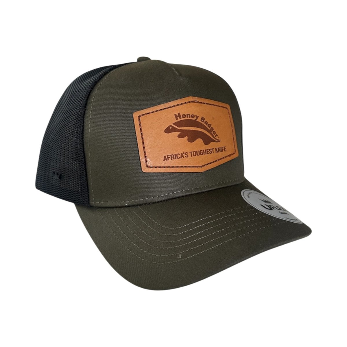 Honey Badger Trucker Cap – Olive / Black