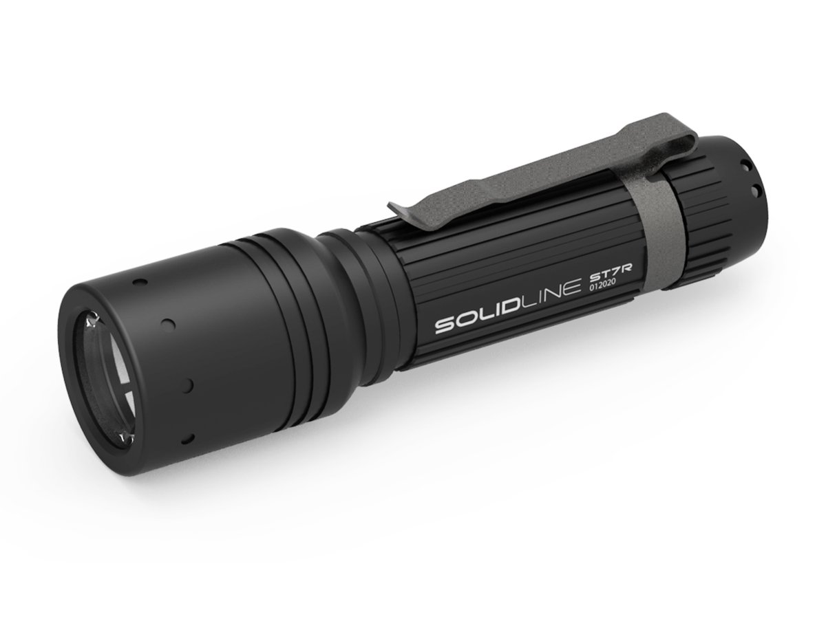 Ledlenser Solidline ST7R Rechargeable Torch – Black