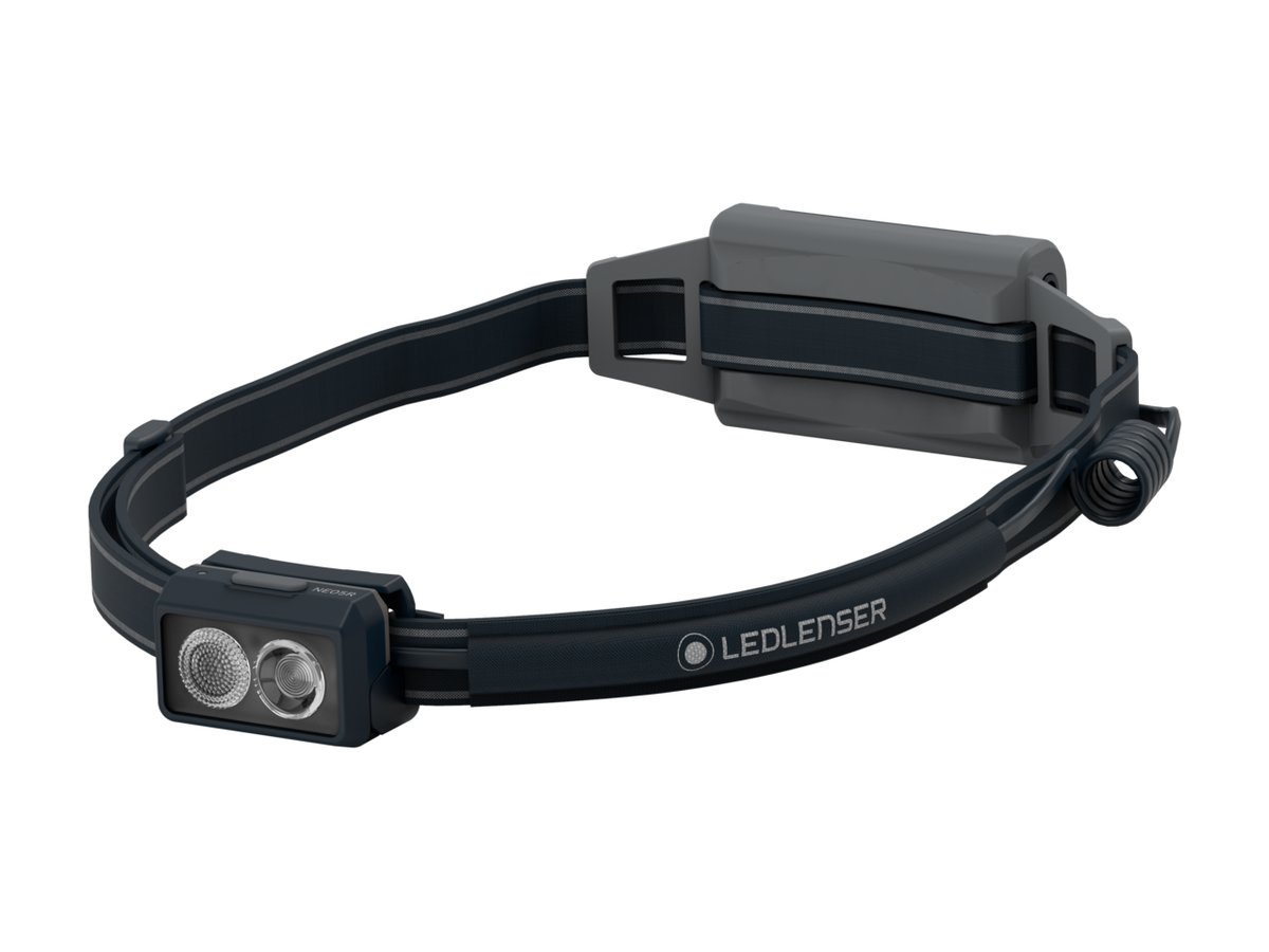 Ledlenser NEO5R Rechargeable Running Headlamp – Black/Grey