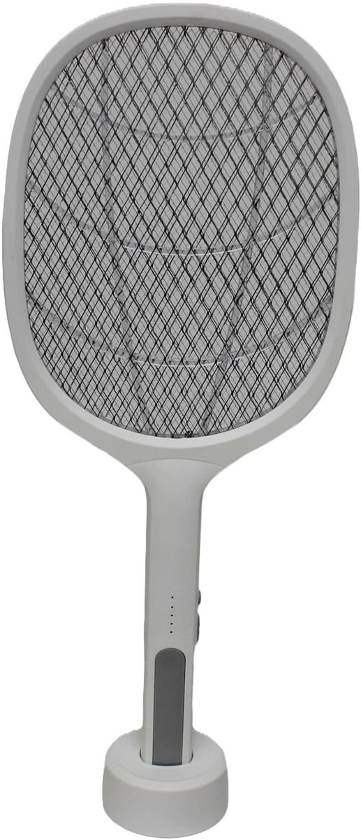 Bug Bat Rechargeable Insect Zapper Racket with Stand