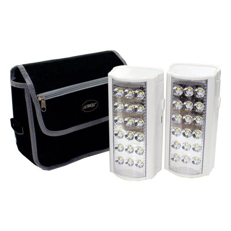 Ultratec Lithium 800 Lumen Warm White LED Lantern with Power Bank – Twin Pack