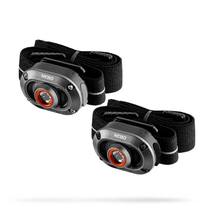 Nebo Mycro 250 Rechargeable Headlamp – 2 Pack
