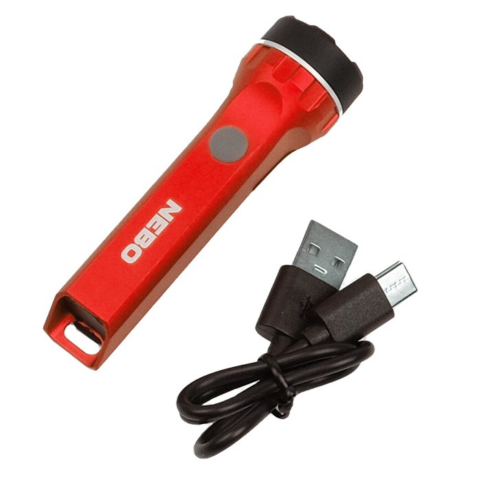 Nebo Luxtreme Nano Rechargeable Pocket Light – Red
