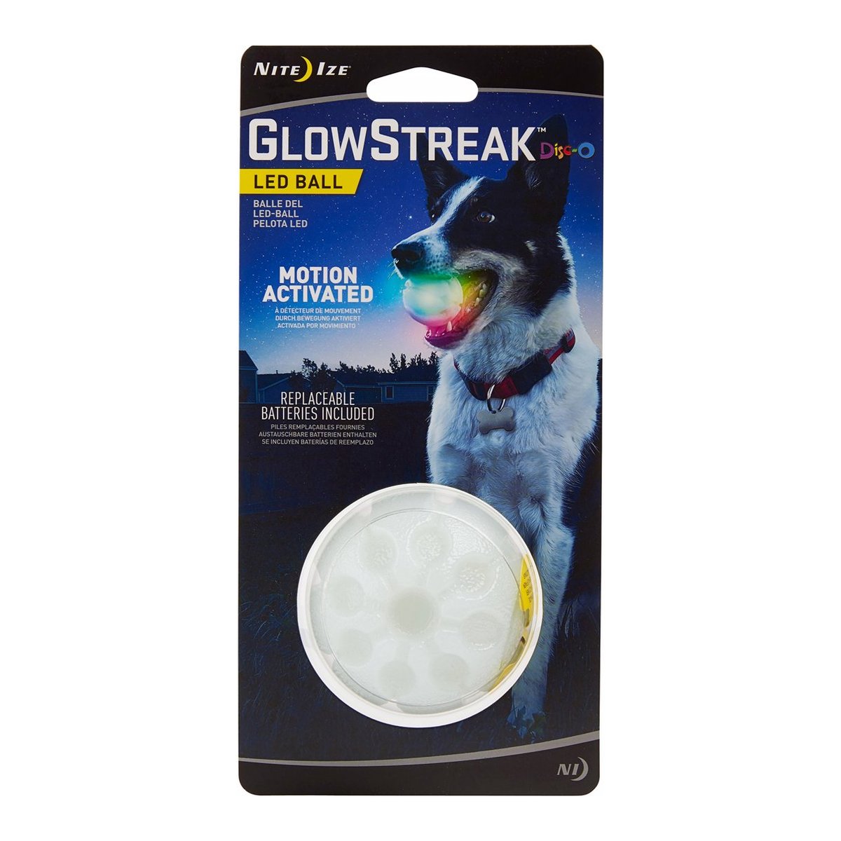 Nite Ize GlowStreak LED Ball – Disc-O