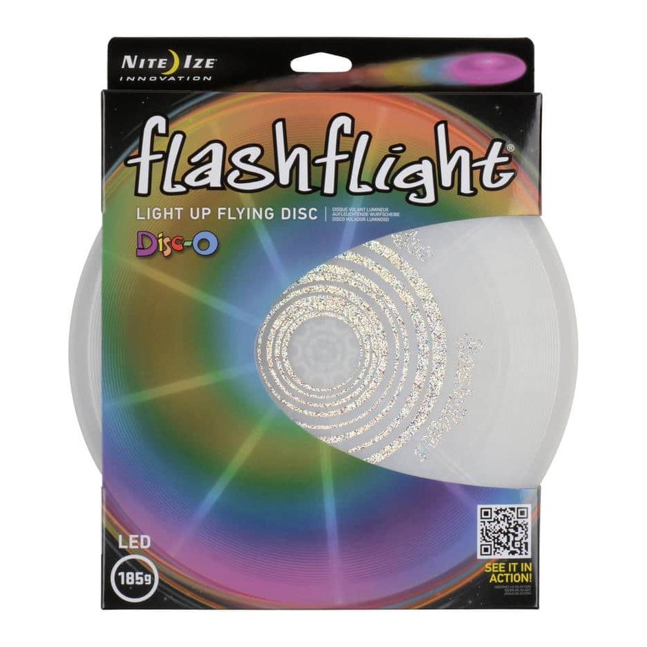 Nite Ize Flashflight LED Light-Up Flying Disc – Disc-O