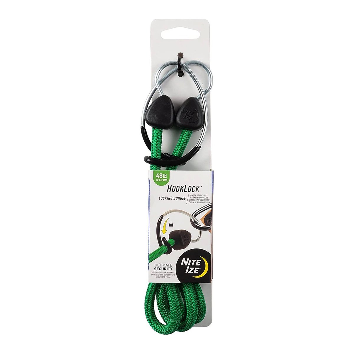 Nite Ize HookLock Locking Bungee 48" – Green