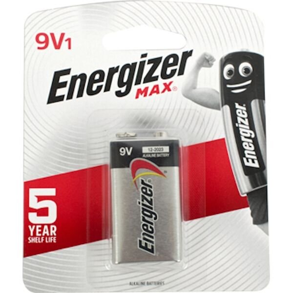Energizer MAX 9V Alkaline Battery – Single