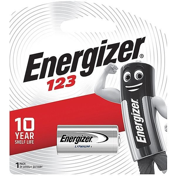 Energizer 123 3V Lithium Photo Battery – Single