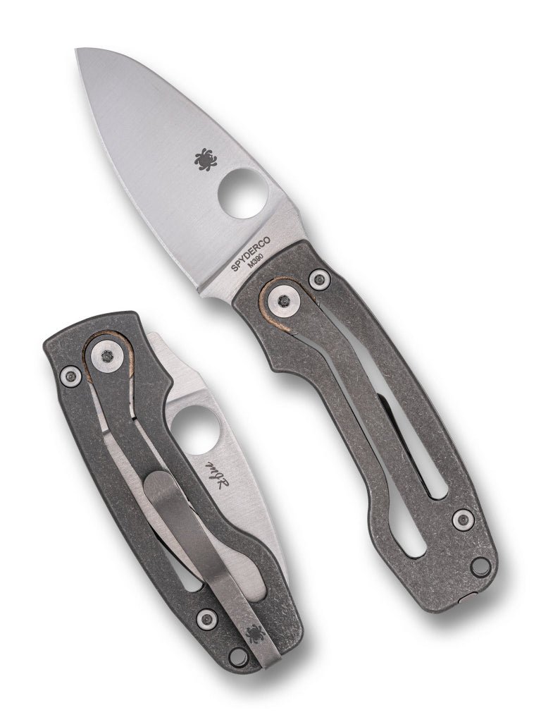Spyderco PITS 2 Slipjoint Knife – Titanium, M390 (C269TIP)