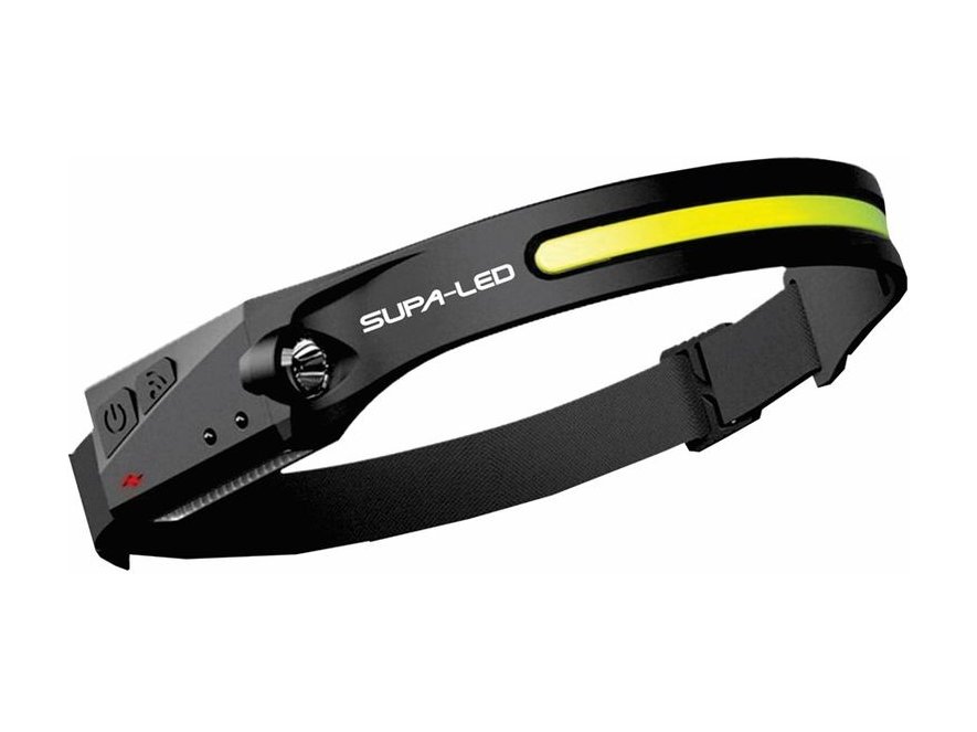 Supa-LED Aura Rechargeable COB Headlamp with Motion Sensor – 350 Lumen