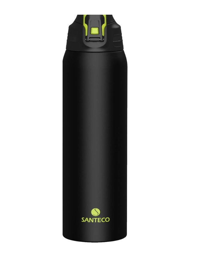Santeco Nevis Sports Bottle with Carry Bag 1L – Carbon Black