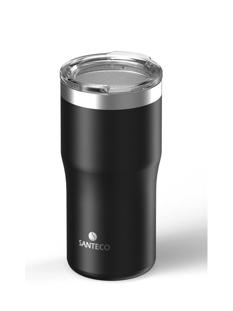 Santeco Nora II Tumbler with Tritan Lid 500ml – Carbon Black