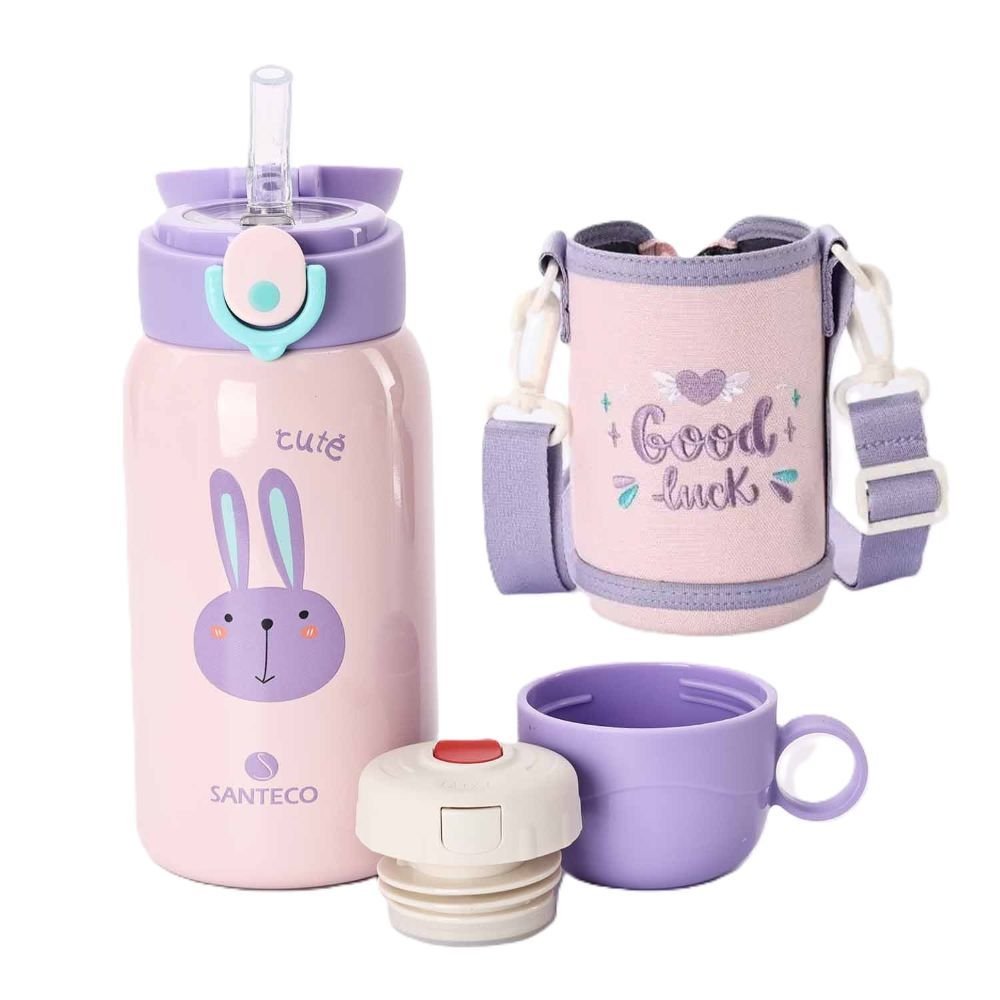 Santeco Mara Kids Insulated Tumbler with Carry Bag 550 ml – Rabbit