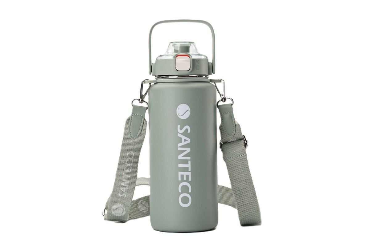 Santeco Erie 2-in-1 Insulated Sports Bottle 1200 ml – Ash Grey