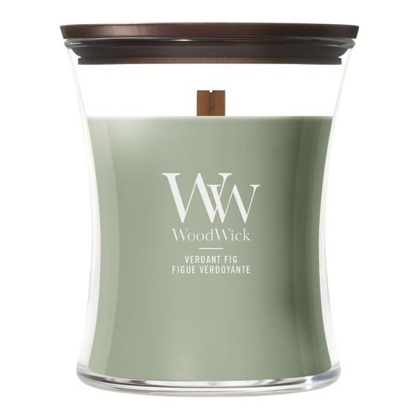 WoodWick Medium Hourglass Candle – Verdant Fig