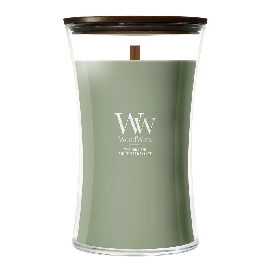 WoodWick Large Hourglass Candle – Verdant Fig