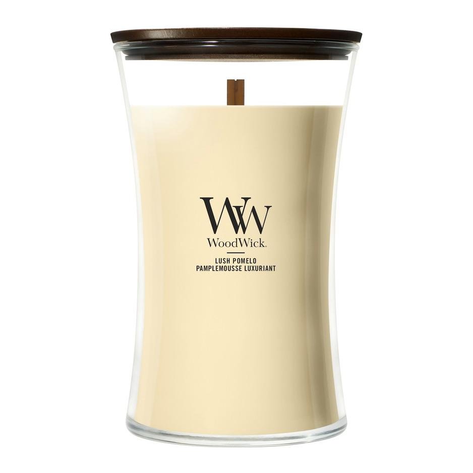 WoodWick Large Hourglass Candle – Lush Pomelo
