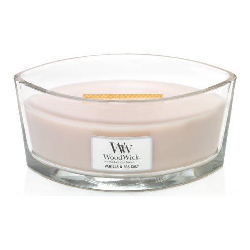 WoodWick Ellipse Candle – Vanilla & Sea Salt