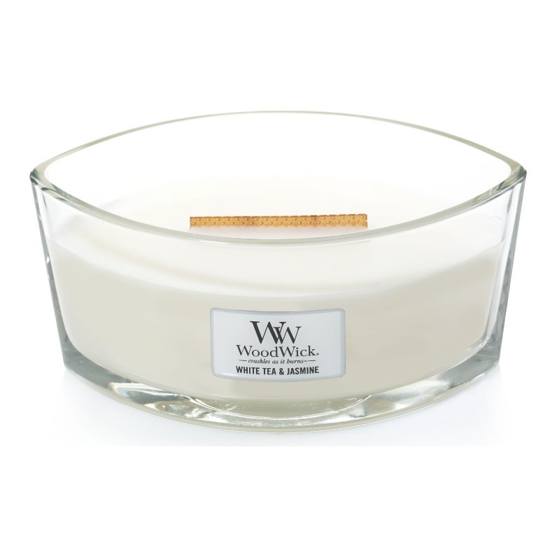 WoodWick Ellipse Candle – White Tea & Jasmine