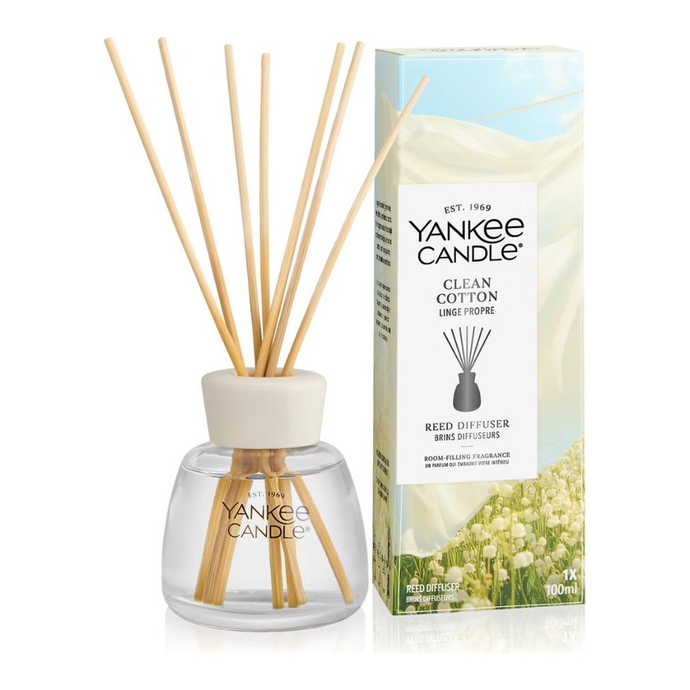 Yankee Candle Signature Reed Diffuser 100 ml – Clean Cotton