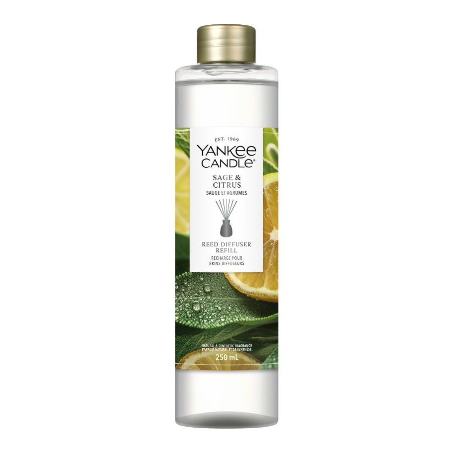 Yankee Candle Signature Reed Diffuser Refill 250 ml – Sage & Citrus