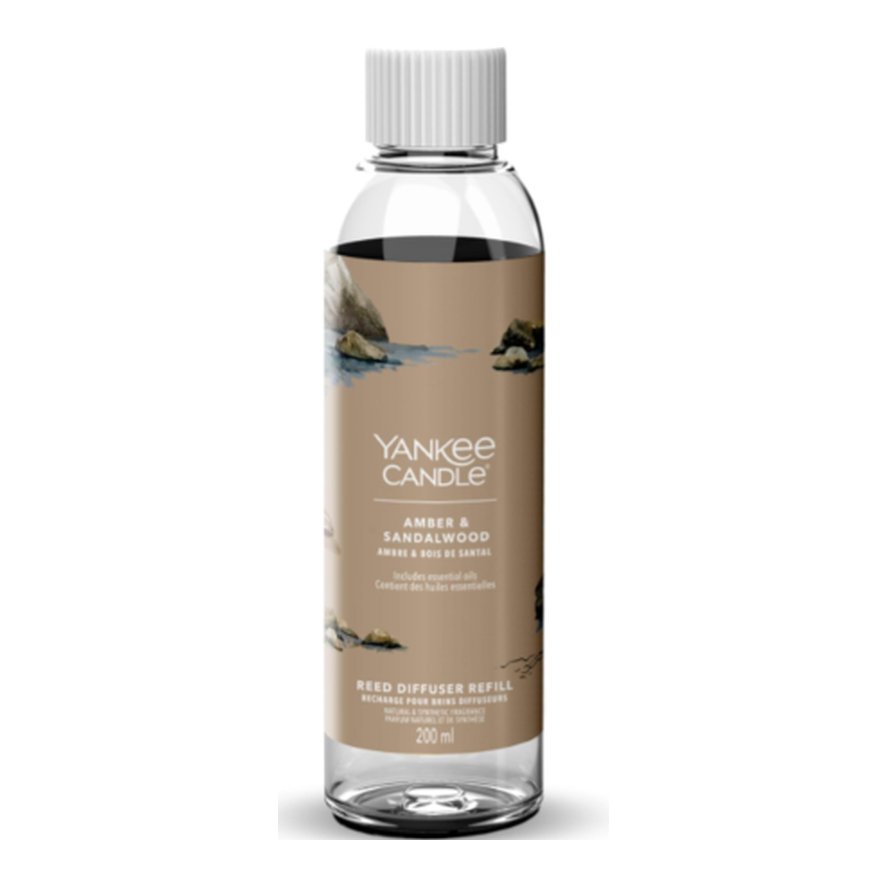 Yankee Candle Signature Reed Diffuser Refill 200 ml – Amber & Sandalwood